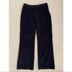 Lands End black corduroy bootcut pants